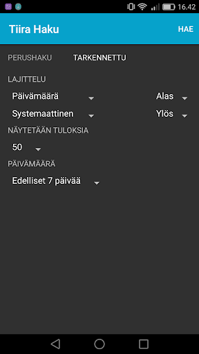 Tiira Haku Screen 2