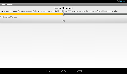 Sonar Minefield Screen 2