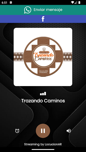 Android application Trazando Caminos screenshort