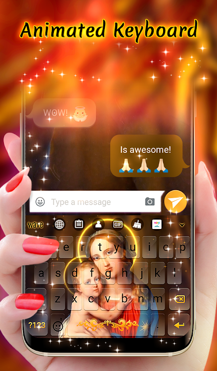 Holy Mary Animated Keyboard + - 5.10.45 - (Android)