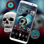 Cover Image of 下载 Skull Crow Launcher Theme  APK