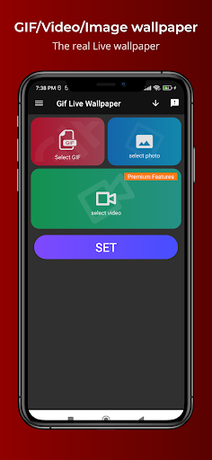 Android application Gif live wallpaper - Lite screenshort