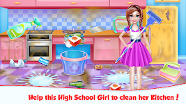screenshot of Highschool Girl House Cleaning