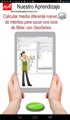 Android application Media para intentos diferentes screenshort