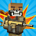 Blocky shooting war game: combat cubic arena For PC