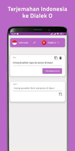 Android application Translate Bahasa Lampung screenshort