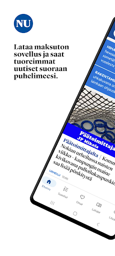 Android application Nokian Uutiset screenshort