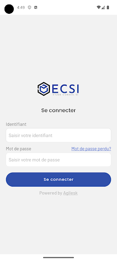 Android application ECSI Support screenshort