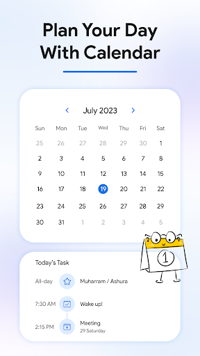 Android application Calendar screenshort
