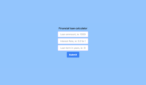Spywhere Loan Calculator Screen 3