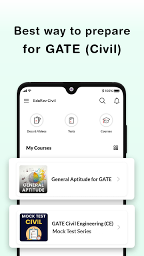 Android application GATE Civil Exam Prep App screenshort