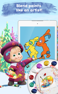 Masha and the Bear: Coloring 1.7.9 APK screenshots 9