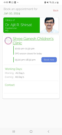 Shree Ganesh Children’s Clinic Screen 3