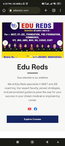 Android application Edu Reds screenshort