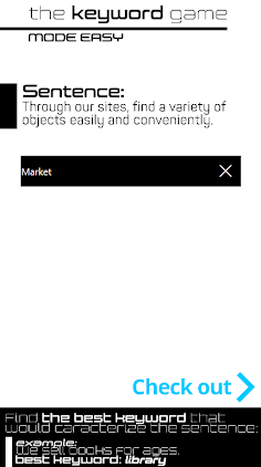The Keyword Game - Screenshot 2