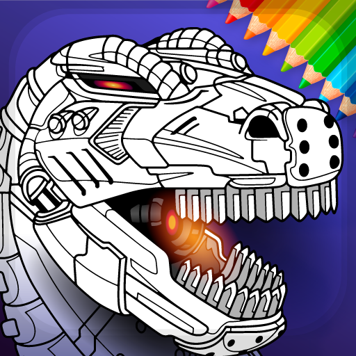 Dino Robots Coloring for Boys  Icon