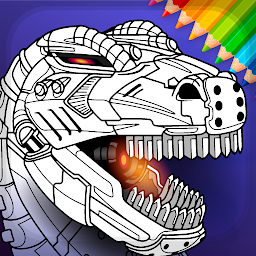 Dino Robots Coloring for Boys Mod Apk
