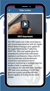 IWO7 Smartwatch Guide