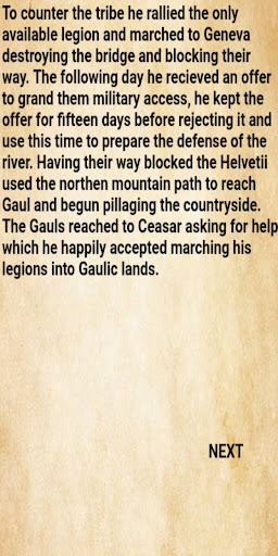 Rewrite history: Julius Ceasar Screen 3