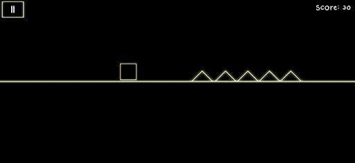 Android application Geometry Runner screenshort