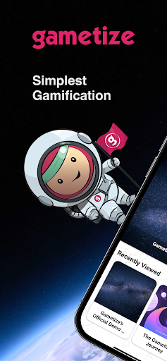 Android application Gametize: Explore Experiences screenshort