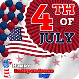 Happy 4th of July icon