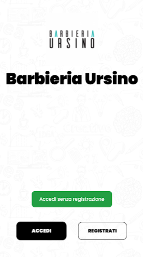 Android application Barbieria Ursino screenshort