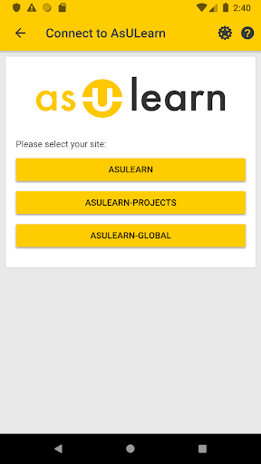 AsULearn Screen 2
