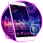 Cover Image of Download Neon City Launcher Theme 2.0 APK