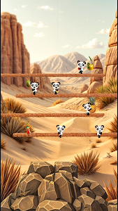 Panda Knockout Ball Toss Game poster 5