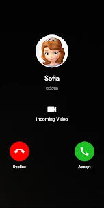 Sofia with Fake Call Chat