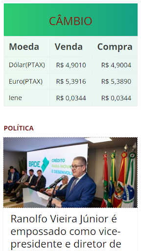 Gazeta Gaúcha Screen 2