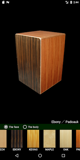 Cajon Surface Combination. Screen 2