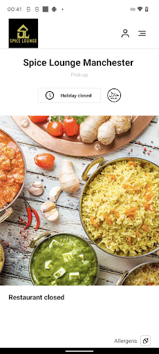 Android application Spice Lounge Manchester screenshort