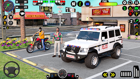 Police Car Driving Car Game 3d