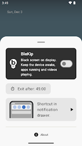 BleKip - black screen