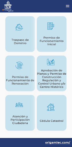 Android application Trámites Loja screenshort