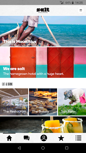 Android application SALT Experience screenshort