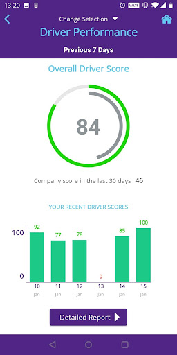 FuelTrace Driver Screen 2