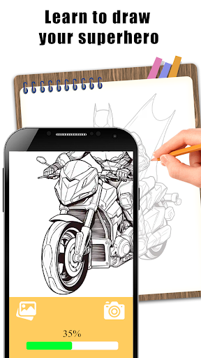 Superhero AR Drawing: Sketch Screen 2