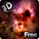 Space! Stars & Clouds 3D Free icon
