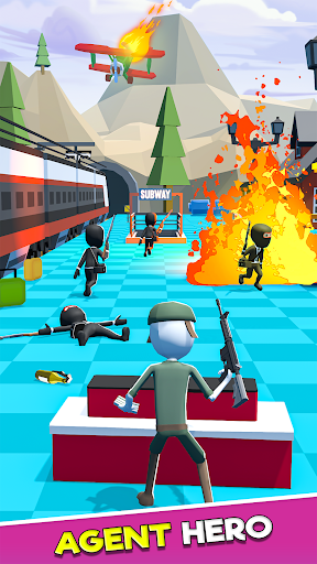 Stickman Agent action game sim Screen 3