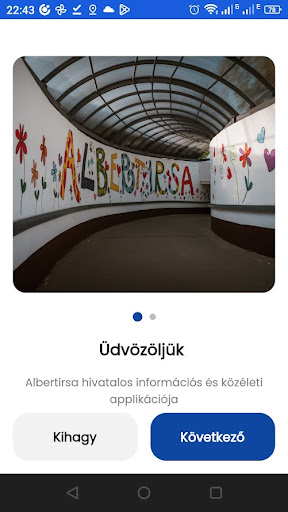 AlbertirsApp Screen 2