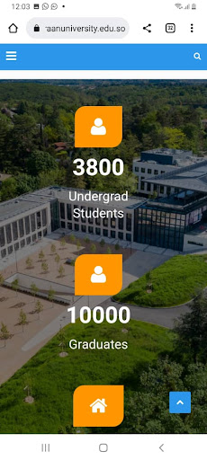 Android application HIIRAAN UNIVERSITY HU screenshort