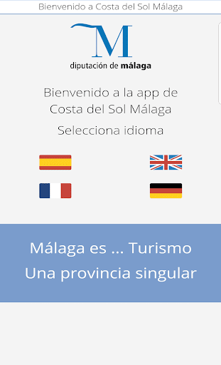 Android application Costa del Sol Málaga screenshort