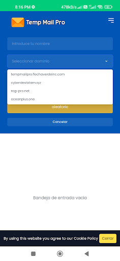 Temp Mail Pro Screen 3