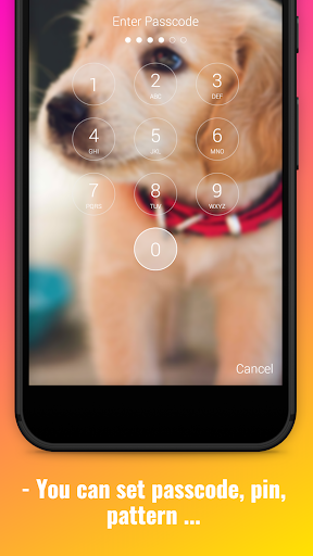Cute Puppy Lock Screen Screen 2