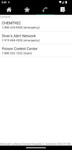 ALGH EMS System Screen 2