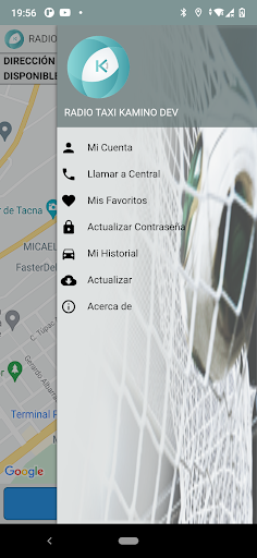 Android application Kamino Cliente screenshort