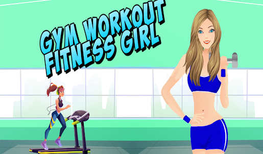 健身房锻炼健身女孩